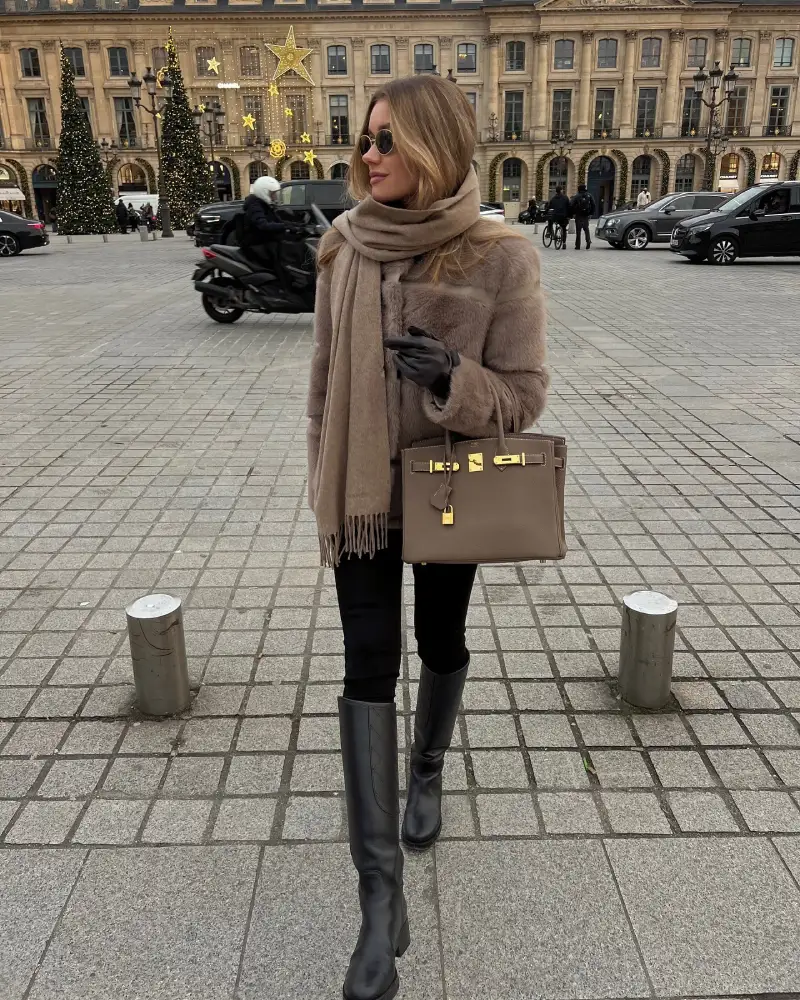 Winter brunch outfit